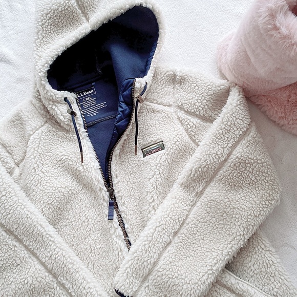 L.L.Bean womens Mountain Pile Fleece coat - Picture 16 of 16